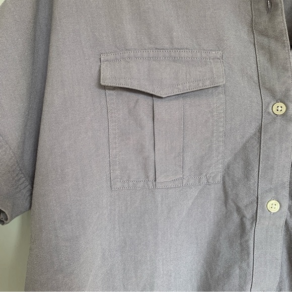 CORE LIFE BLUE BUTTON UP SHORT SLEEVE - Picture 3 of 7